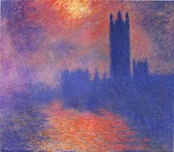 Claude Monet London,Parliament Spain oil painting art